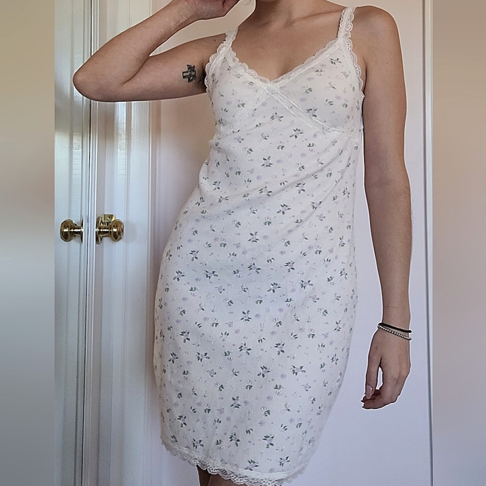 Y2k cotton tank dress